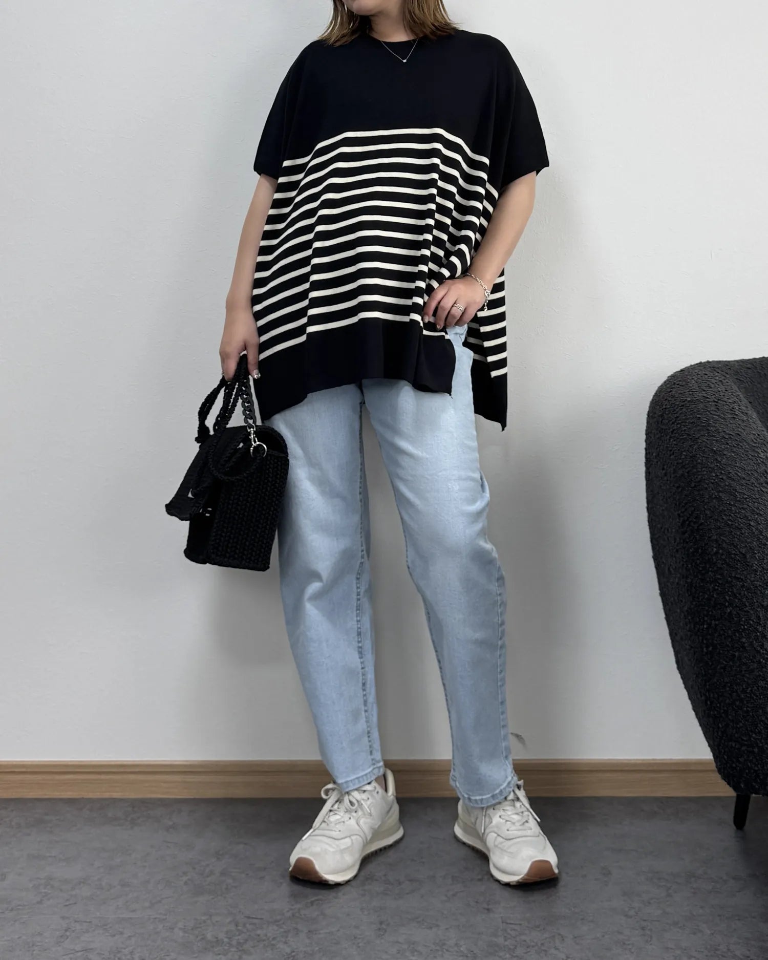 【7/2までのセール価格】スタイルアップテーパードデニム
