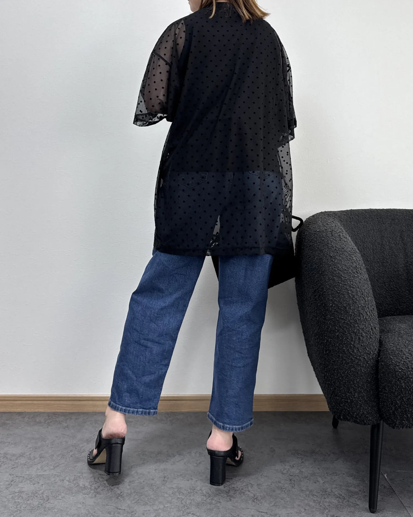 【7/2までのセール価格】スタイルアップテーパードデニム