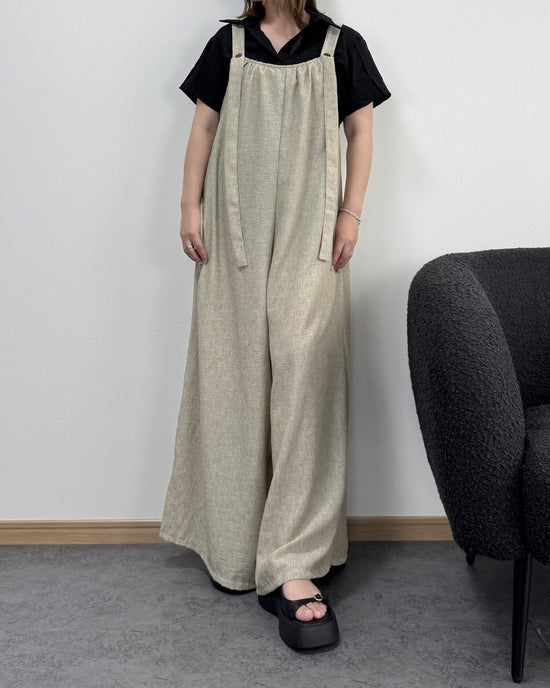 【7/9までのセール価格】体型カバーリラックスオールインワン