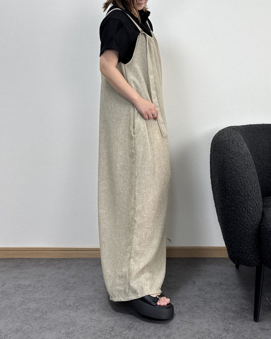 【7/9までのセール価格】体型カバーリラックスオールインワン