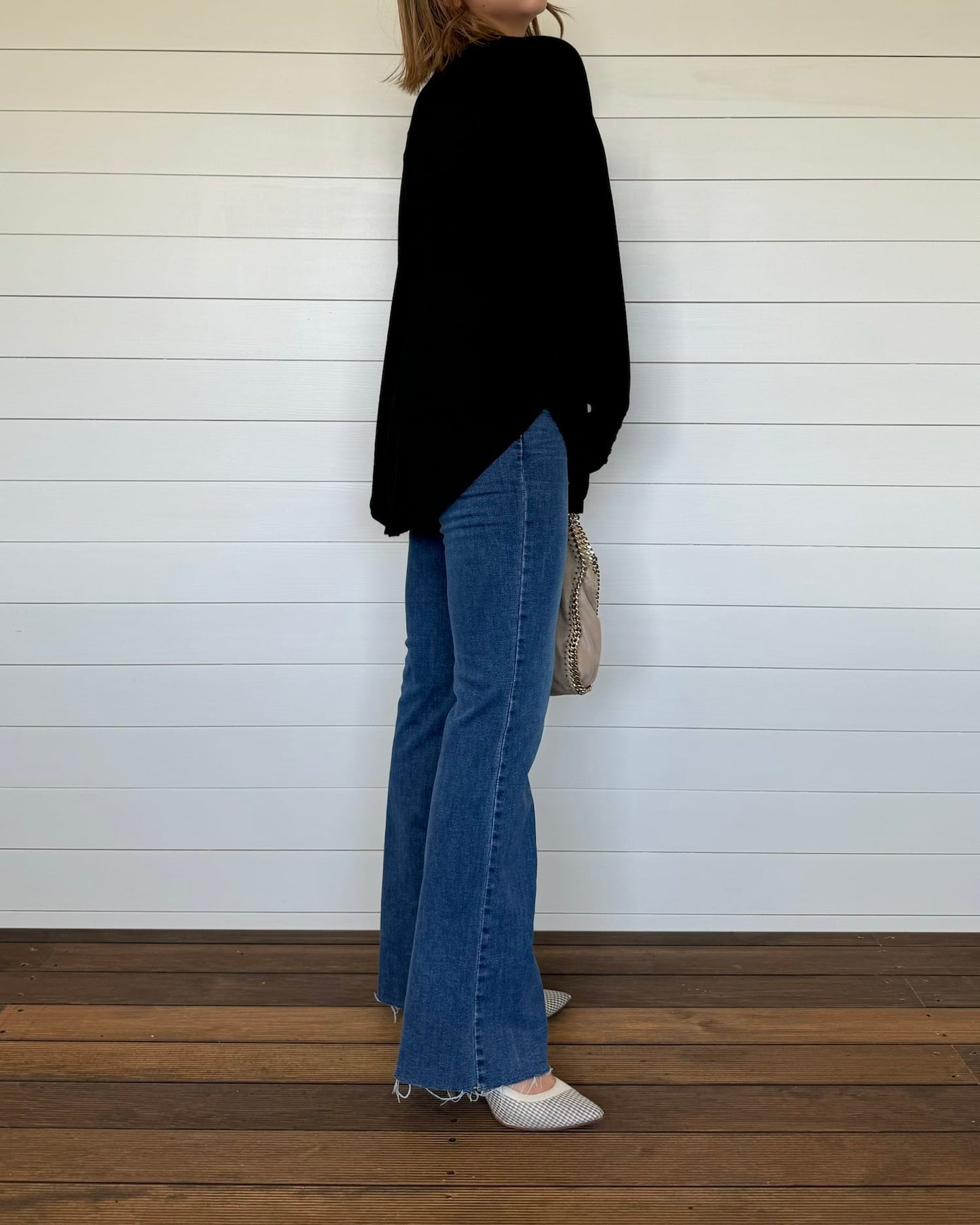 Ｖネックソフトカシミヤニット