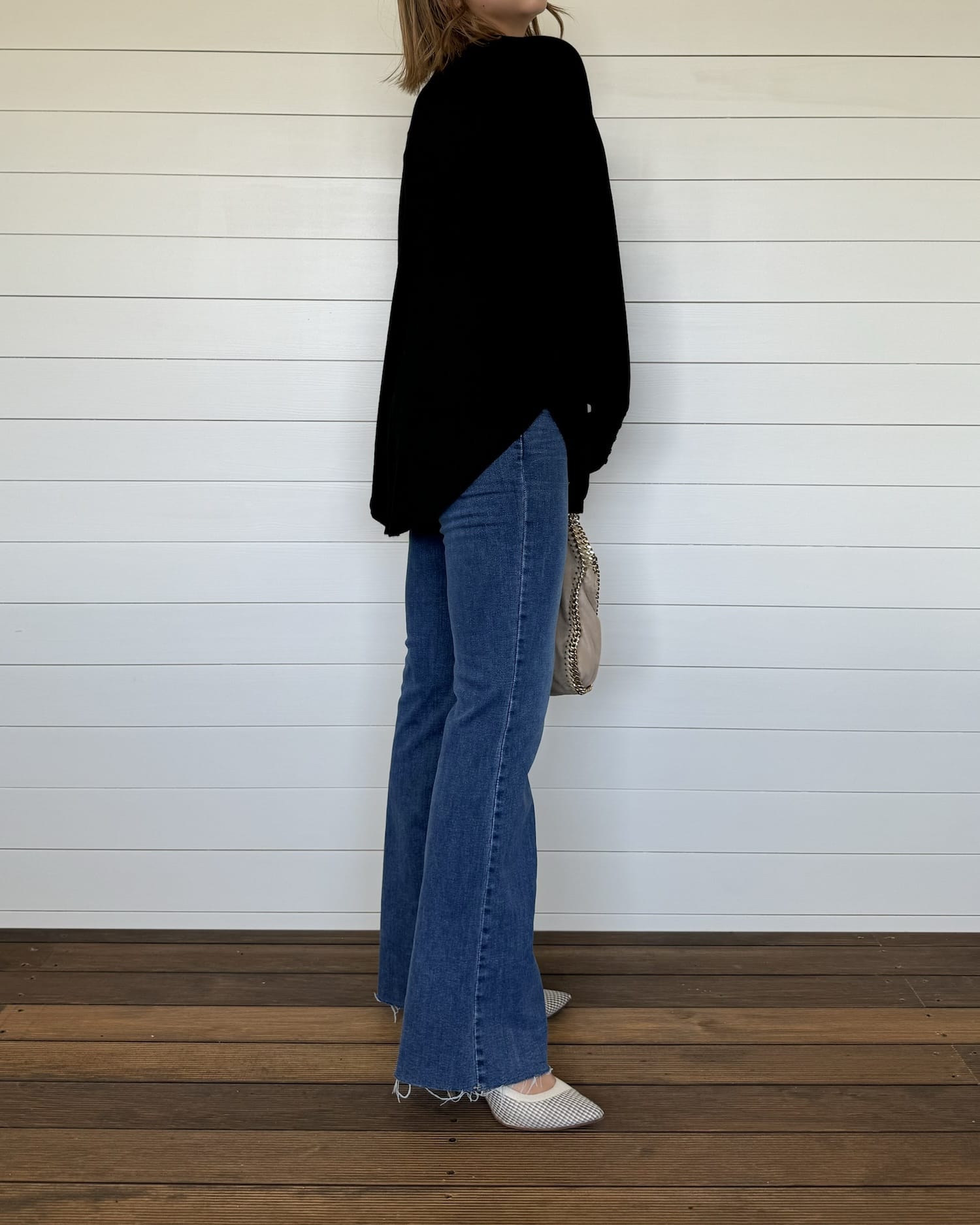 Ｖネックソフトカシミヤニット