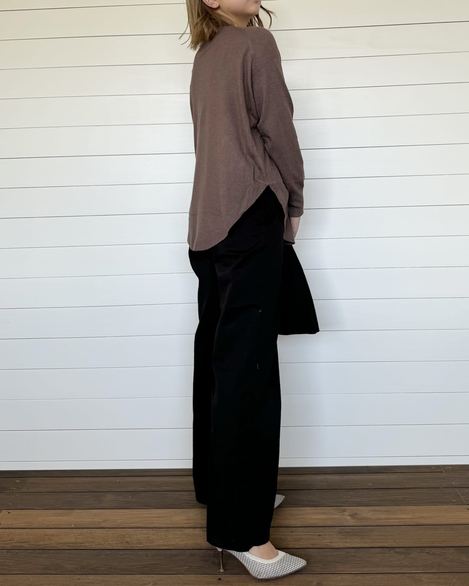 Ｖネックソフトカシミヤニット