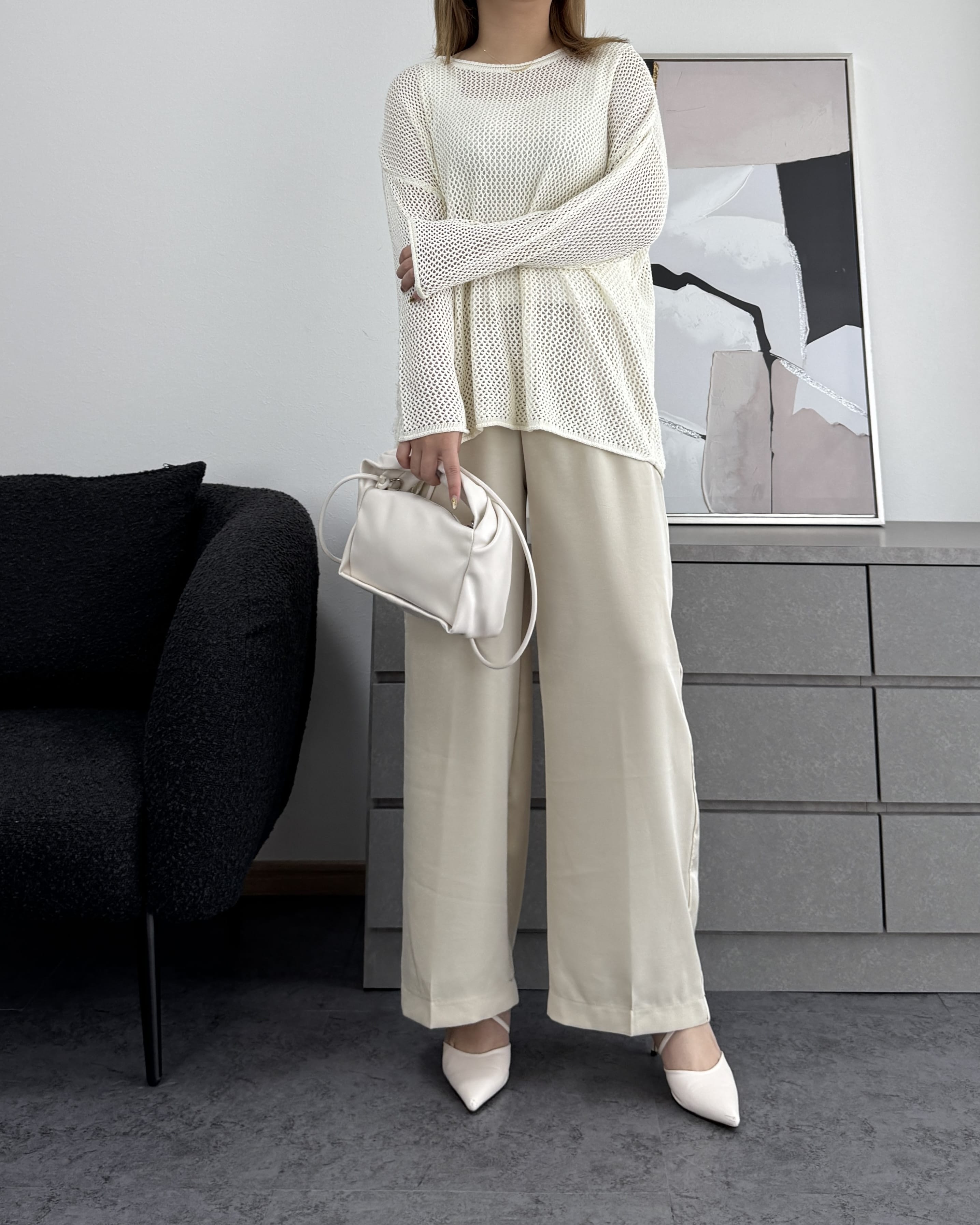 メッシュフリンジトップス – O.W