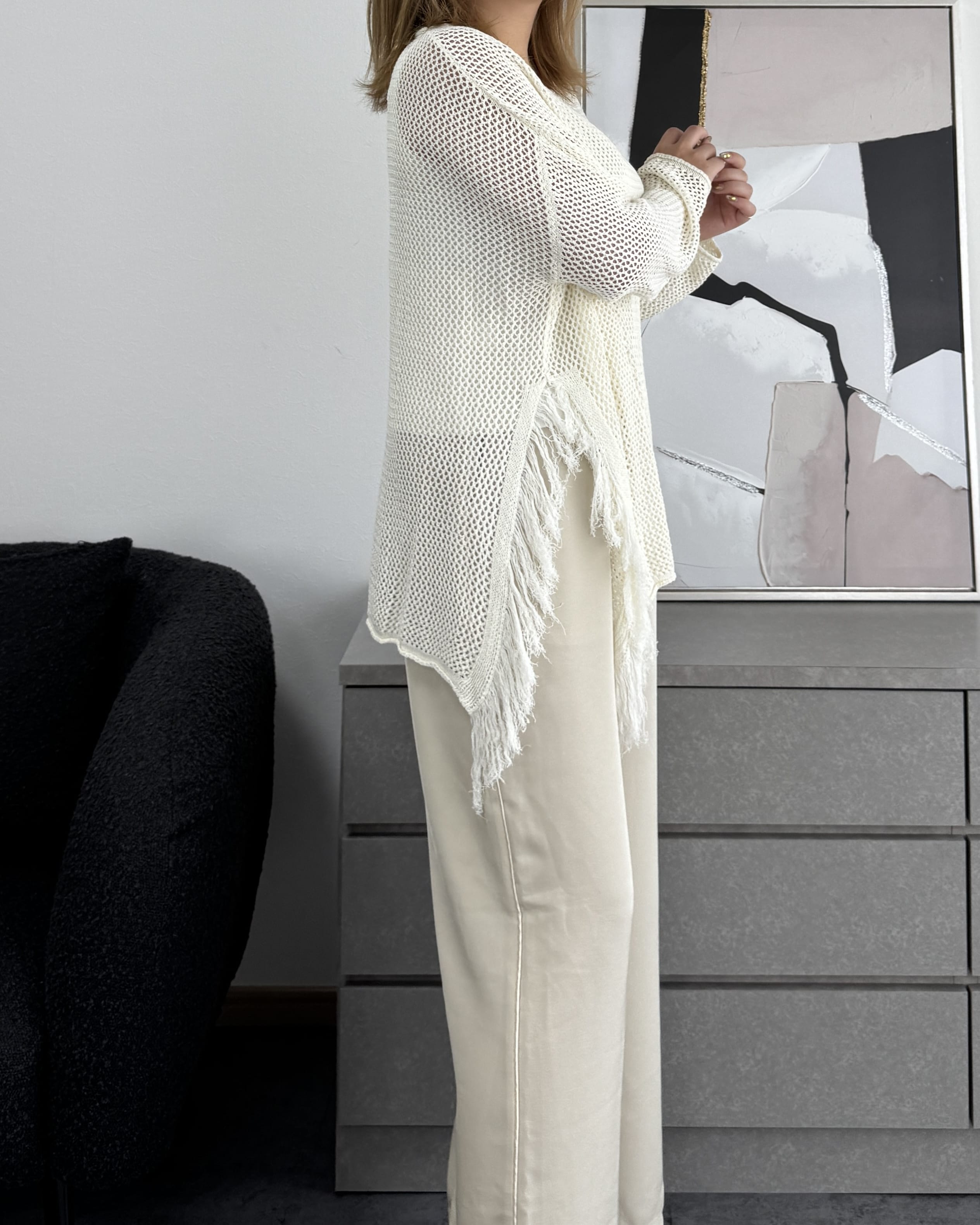 メッシュフリンジトップス – O.W