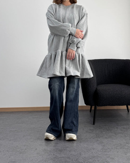 ヒゲウォッシュドデニム