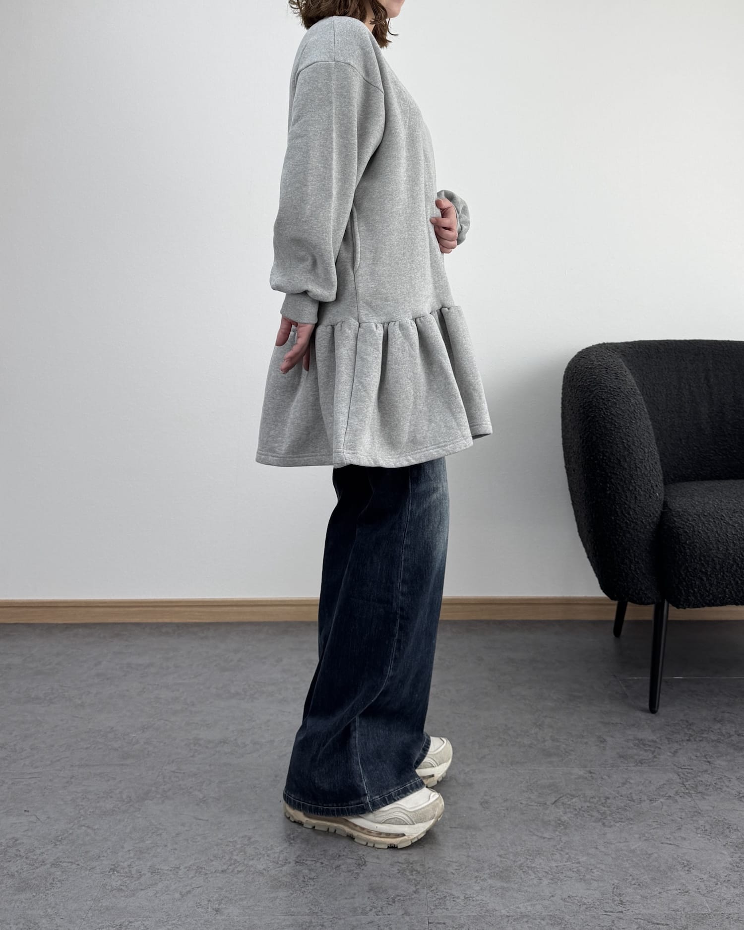 ヒゲウォッシュドデニム