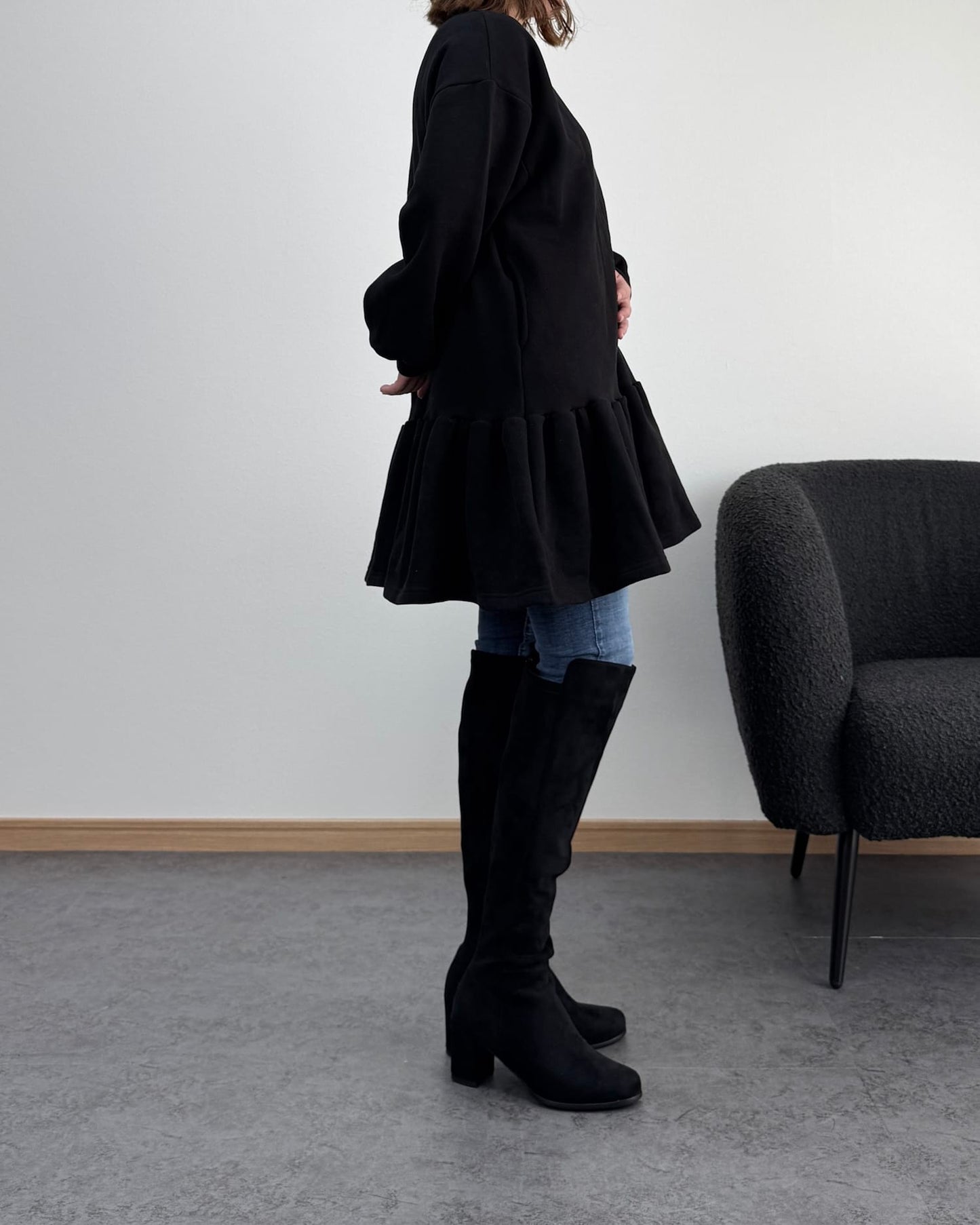 【美シルエット】ロングブーツ