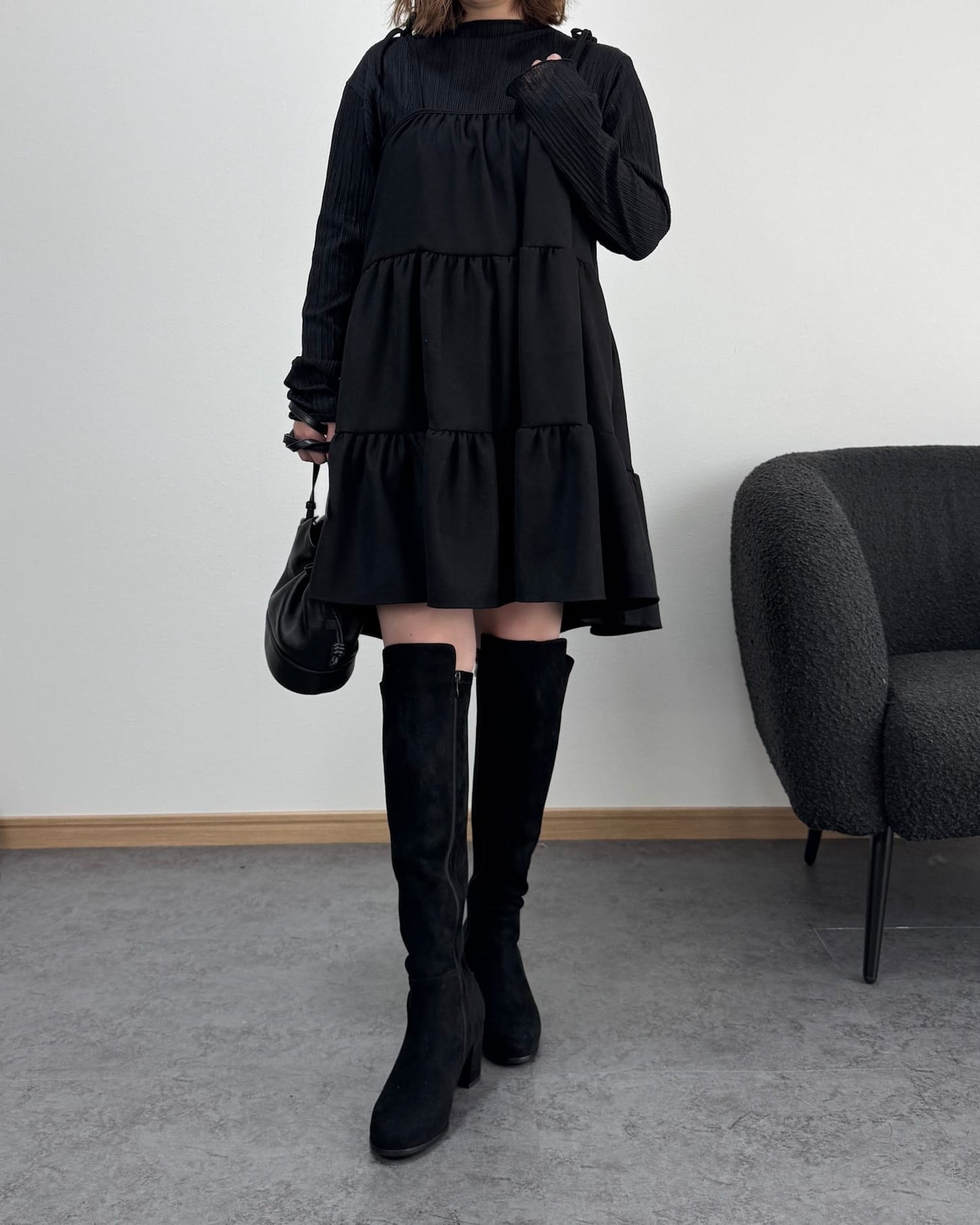 【美シルエット】ロングブーツ