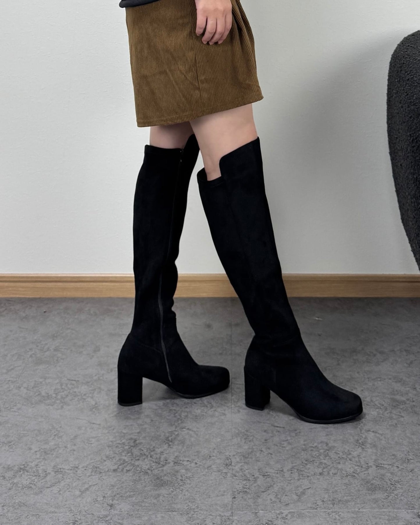 【美シルエット】ロングブーツ