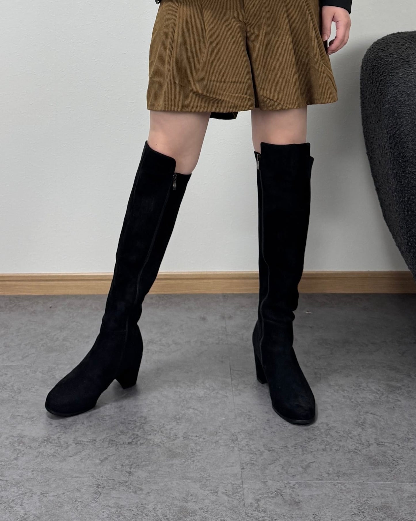 【美シルエット】ロングブーツ