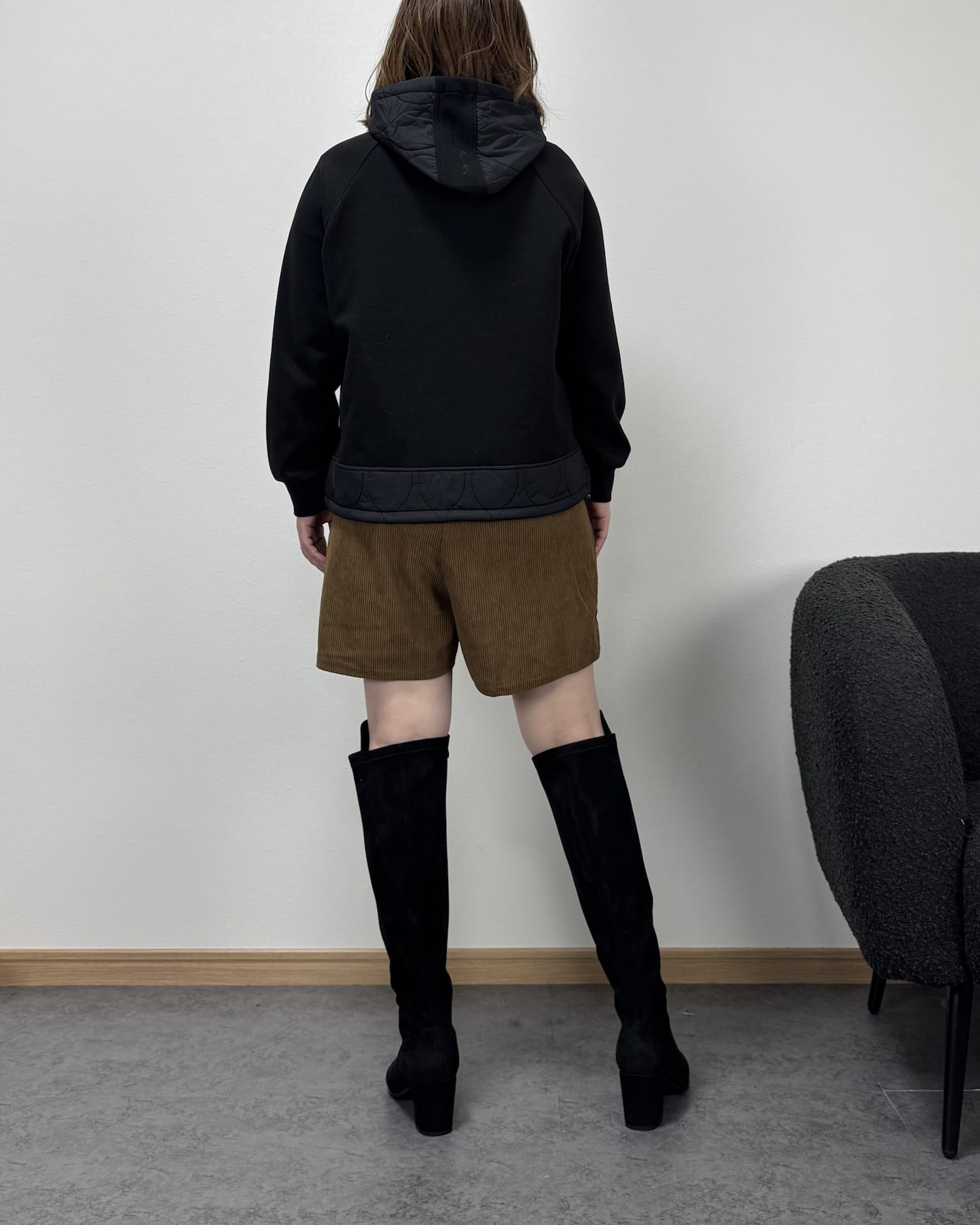 コーデュロイタックショートパンツ【O.W-beside-】