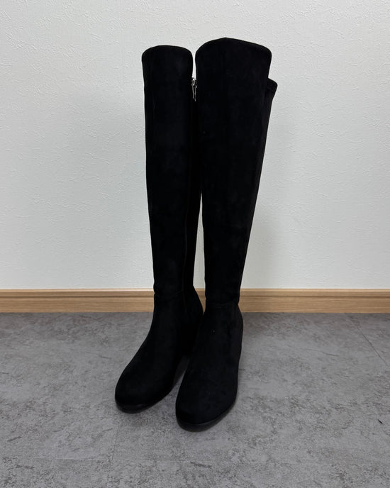 【美シルエット】ロングブーツ