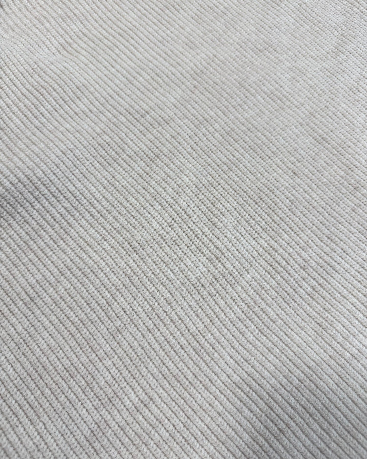 タートルジップリブニット