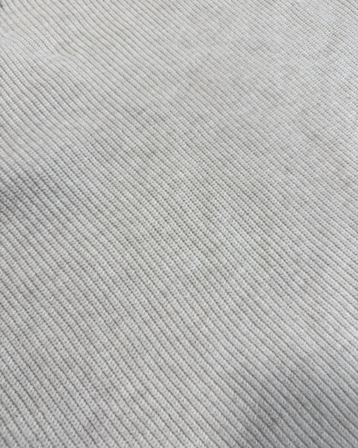 タートルジップリブニット