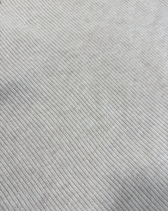 タートルジップリブニット