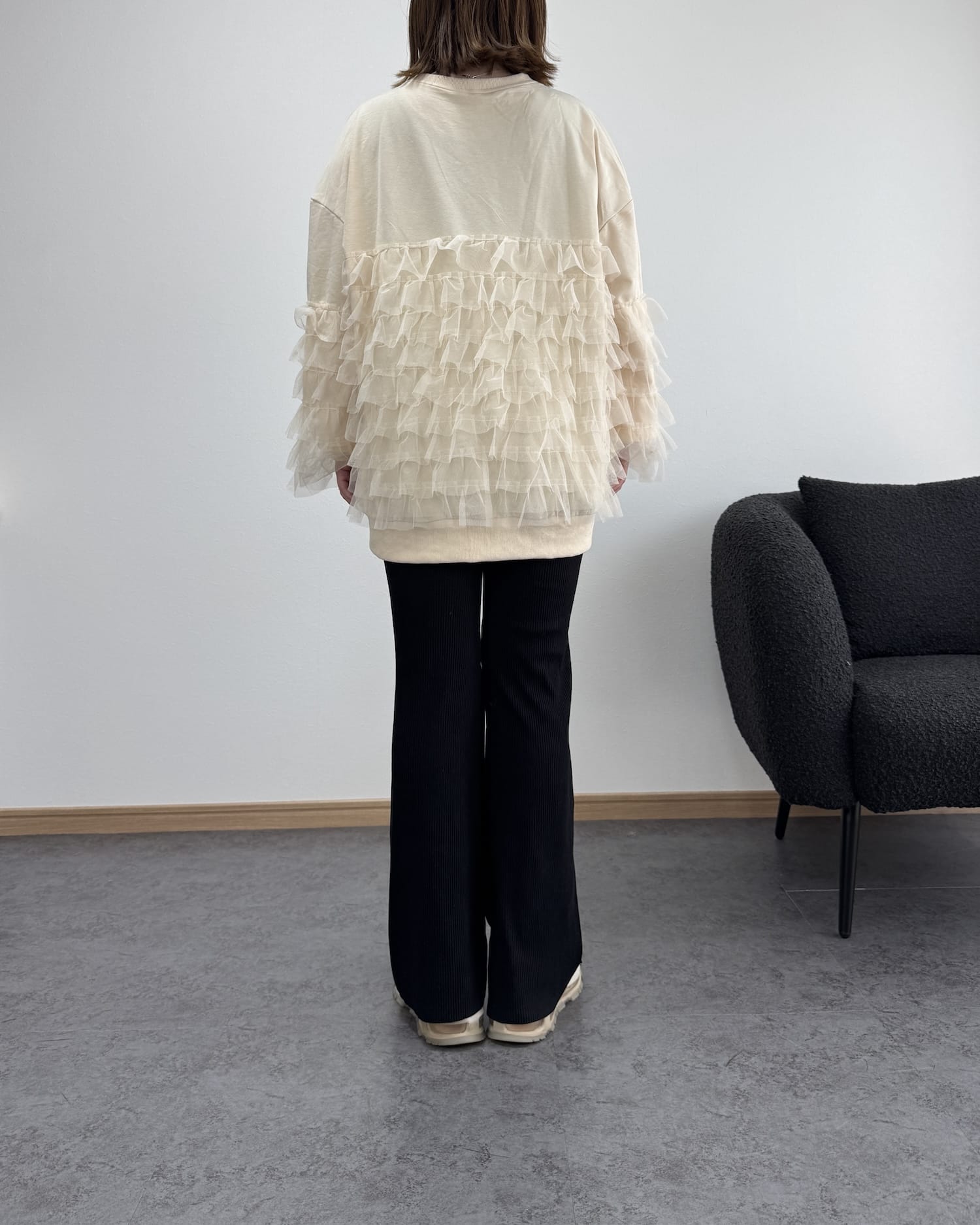 チュールコンビロングトレーナー