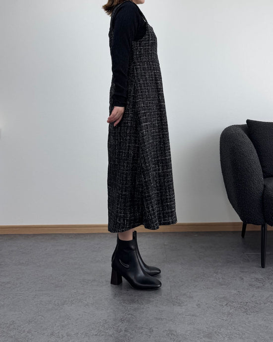 ラメツイードワンピース