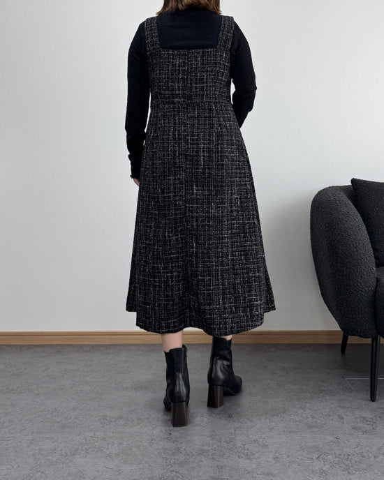 ラメツイードワンピース