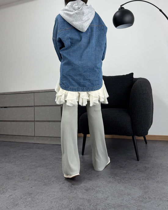 レイヤードレーススカート