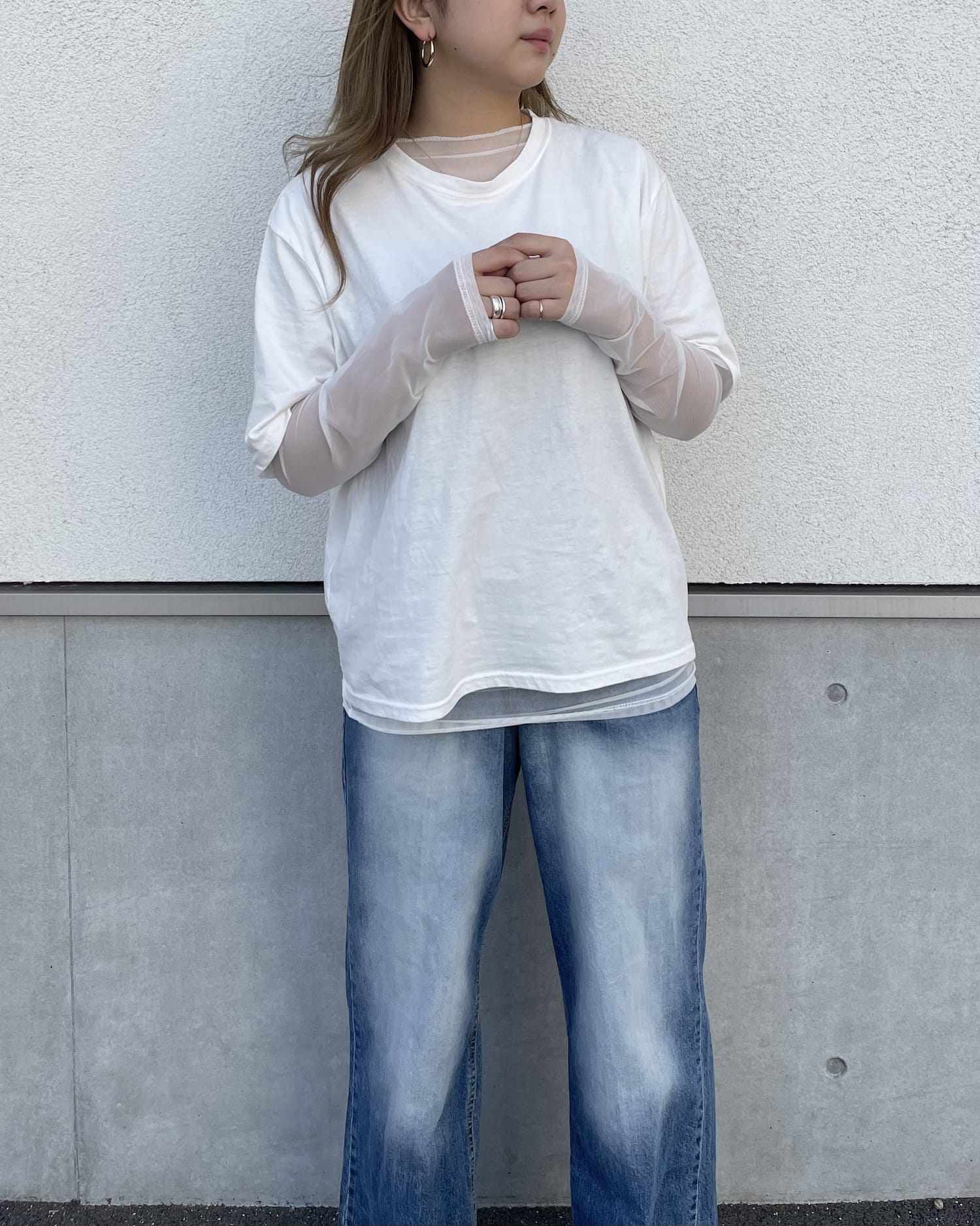 シースルードッキングTシャツ