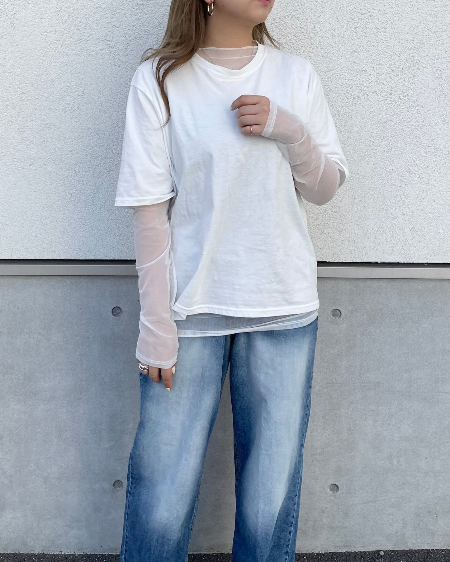 シースルードッキングTシャツ