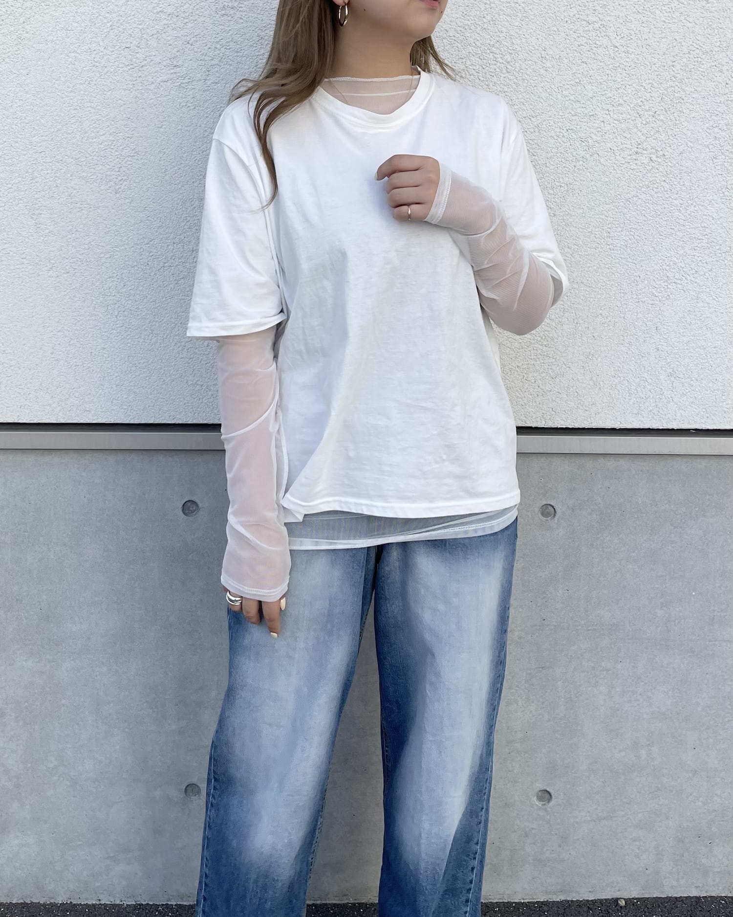 シースルードッキングTシャツ