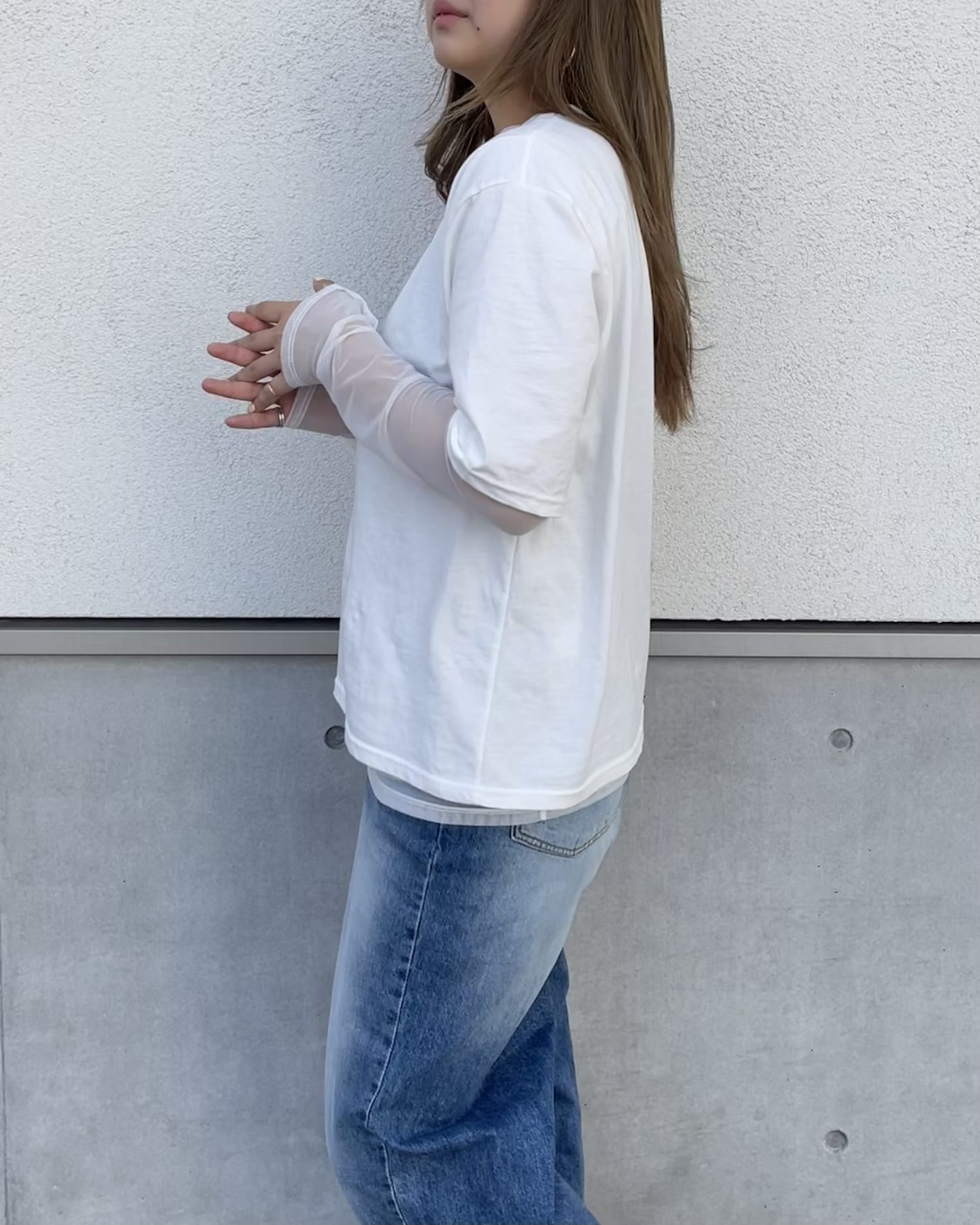 シースルードッキングTシャツ