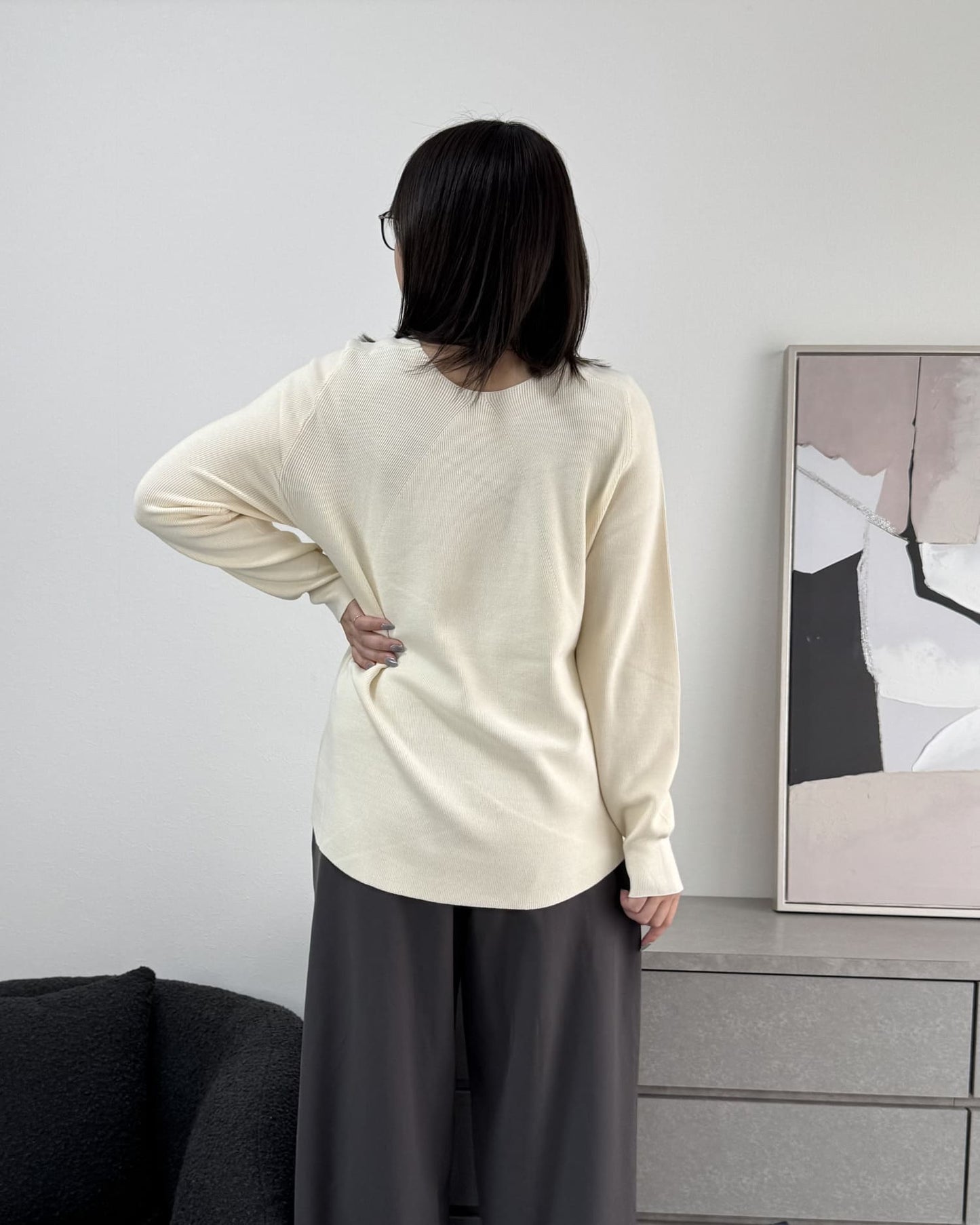 スタイルアップカットソー