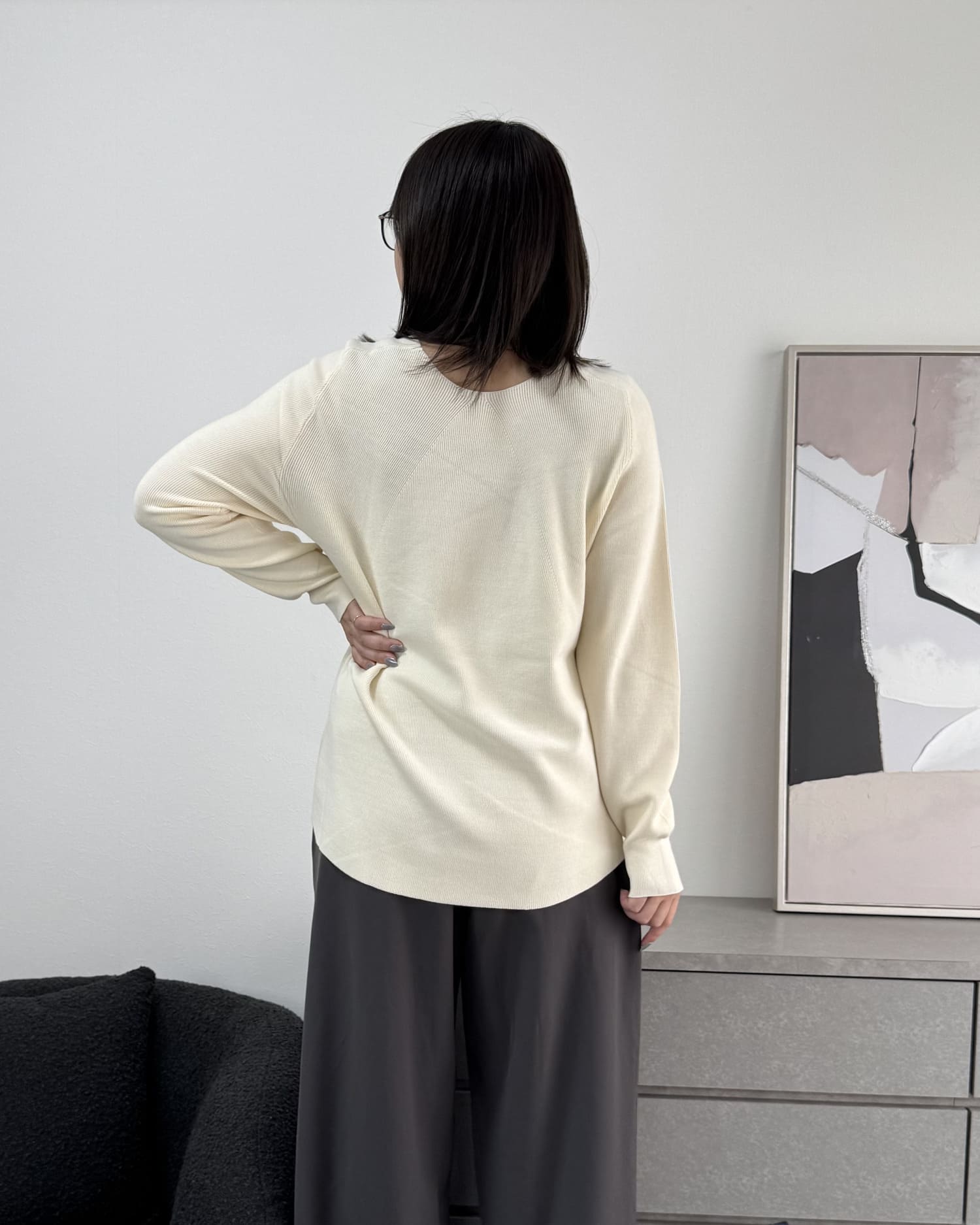 スタイルアップカットソー