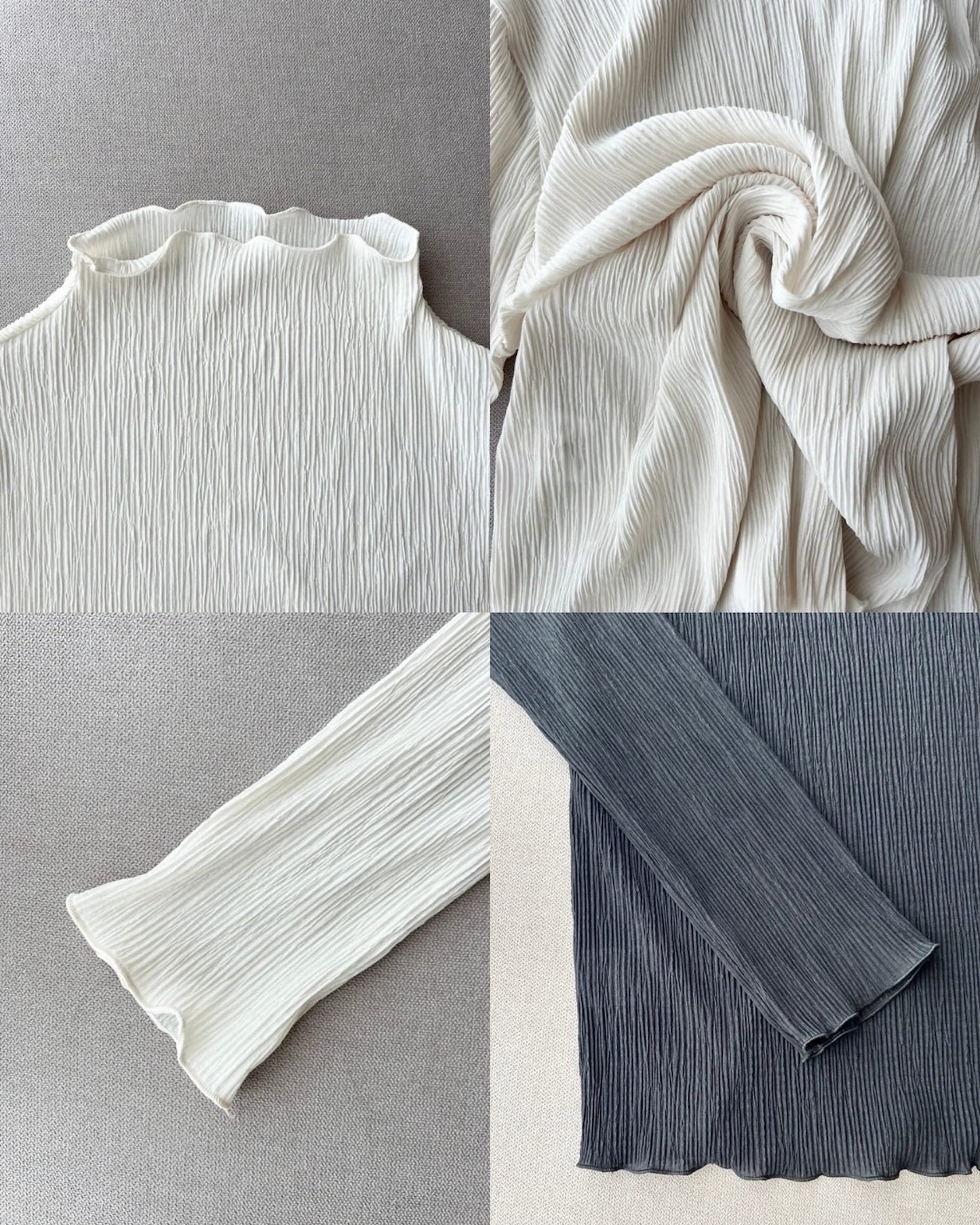 シフォンシアーフリルトップス